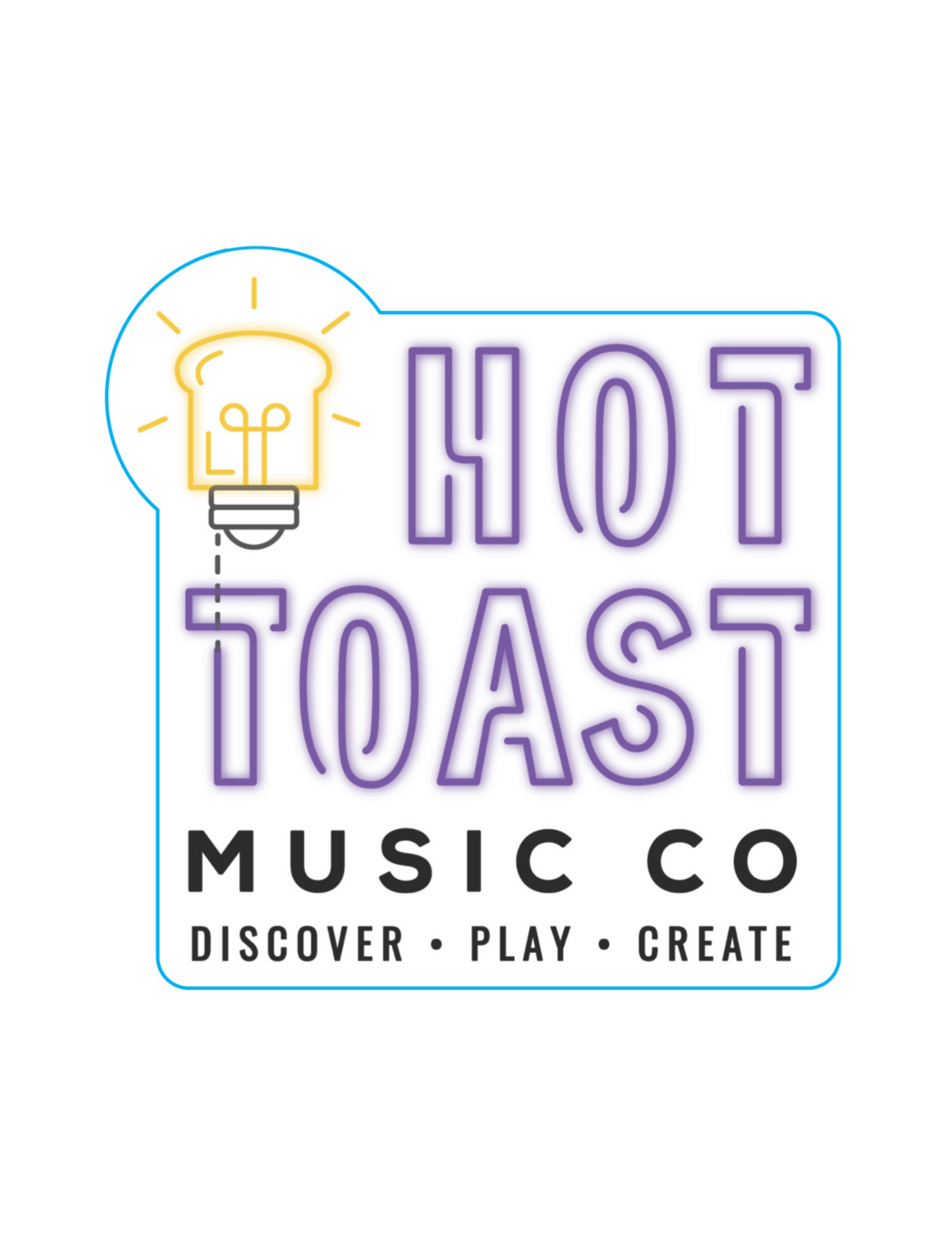 Hot Toast Logo Sticker