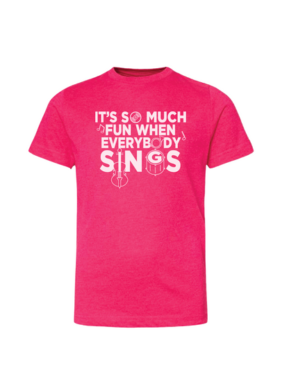 Adult When Everybody Sings T-shirt
